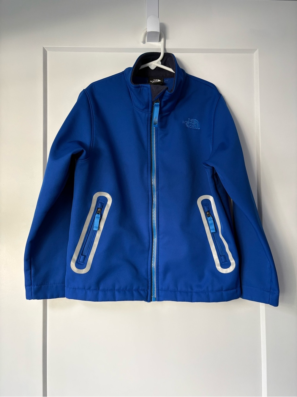 THE NORTH FACE Blue Zip Jacket size small 7/8